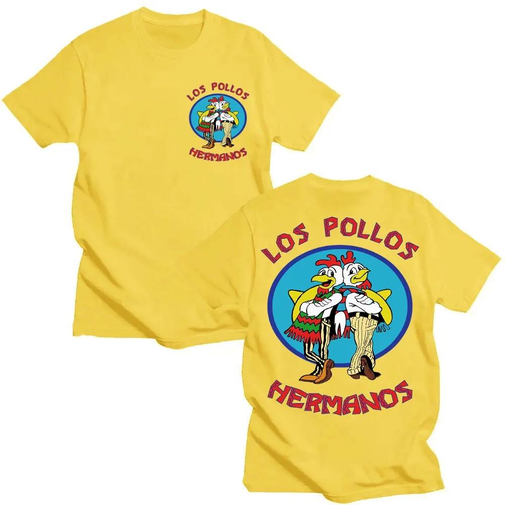 2026 Hip Hop Steerwear Y2k Tshirt Tv Series Breaking Bad Los Pollos Herunisexos Funny Chicken Brothers Unisex Unisex Popular Tees Tops