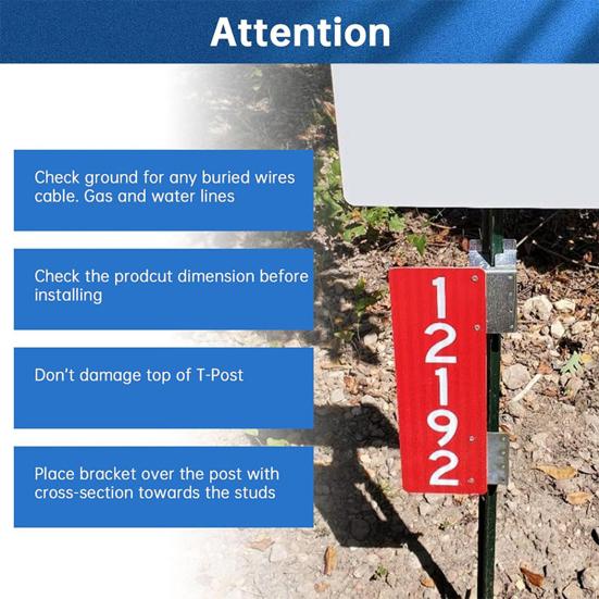 6 шт. сверхпрочный плоский кронштейн для мебели, держатель для столба забора, устойчивый к коррозии, простой монтаж, угловой кронштейн, аксессуары