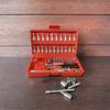 46pcs 1/4 Inch Ratchet Socket Repair Wrench Set Drive Socket Ratchet Wrench Combination Tools Kit For Car Repair