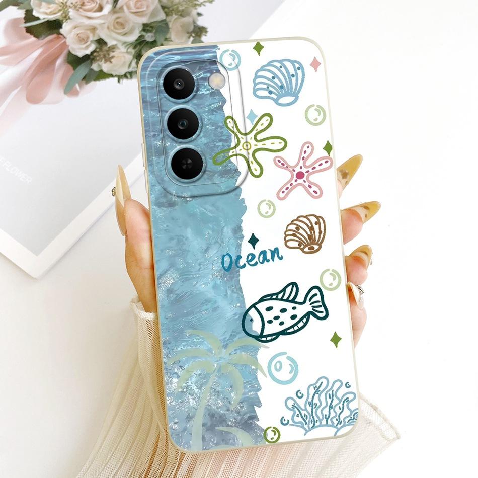 For Realme C83 Cute Cat Flower Cartoon Phone Case For Realme C83 C 83 5G Soft Silicone Covers Bumpers