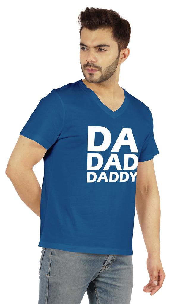 Inkmeso Mens Tshirt   Da Dad Daddy   Graphic Tshirt For Dad Gift Tee Shirt For First Time