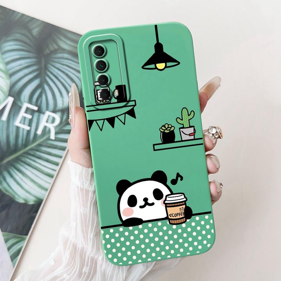 Защитный чехол для объектива для Huawei P Smart 2021 Y7A PPA-LX3 PPA-LX2 PPA-LX1 Модная мягкая силиконовая задняя крышка для Huawei Y7a