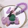 Flying Wings Elephant Keychain Animal Pendant Key Chain Holder Keyring Accessories  Bag Decoration