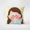 Наволочка с мультяшным персонажем для семьи, украшение интерьера, офис, гостиная, дом, наволочка