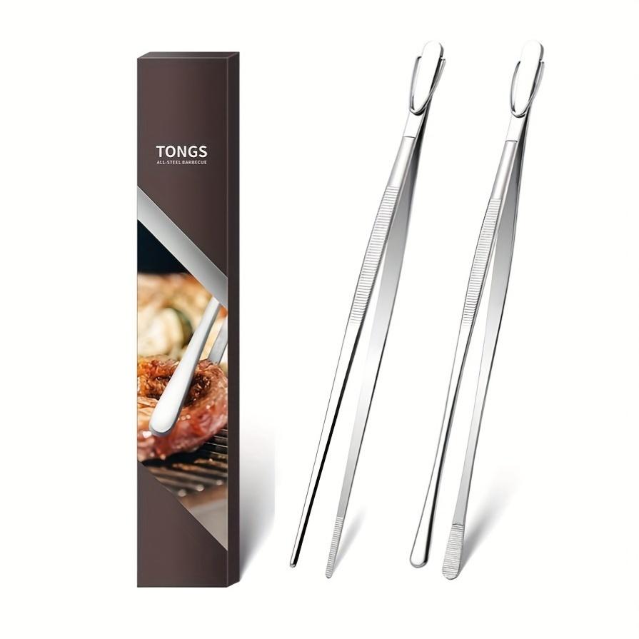 Кухонные щипцы из нержавеющей стали 12 дюймов для приготовления пищи, гриля и кемпинга