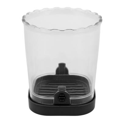 Чашка для нарезки из нержавеющей стали, многофункциональная, экономящая труд, безопасная, с толкателем, чашка-резак для фруктов и овощей, черная