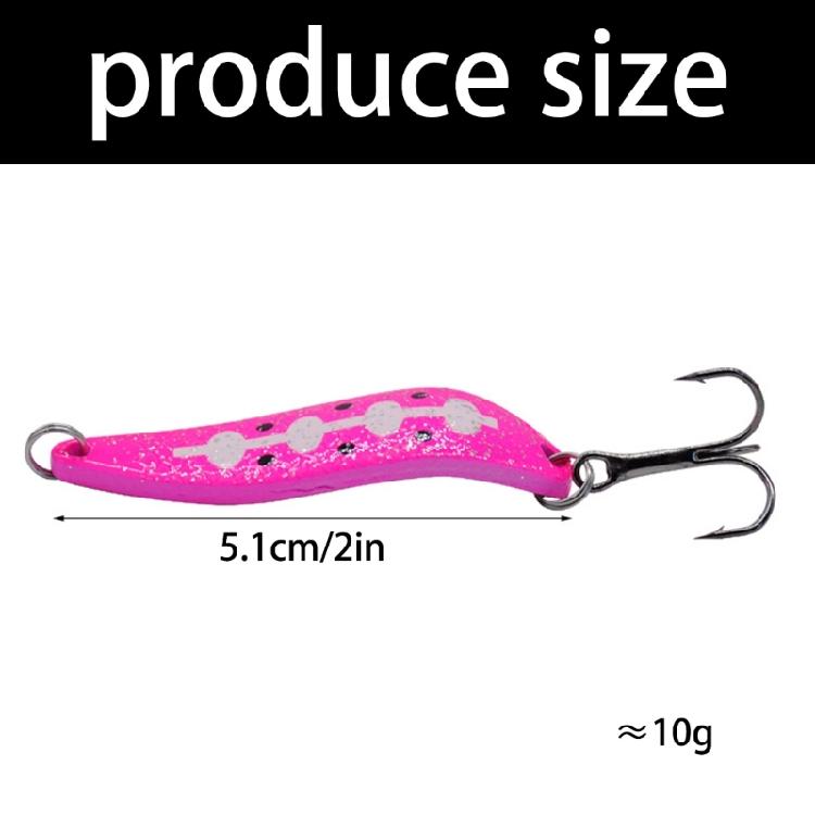 Ложка Металлическая Конструкция Блёсны-вертушки Приманки для Рыбы Вертушки Воблеры Цветные Блёстки Приманки Наживки Тройной Крючок Рыболовные Крючки