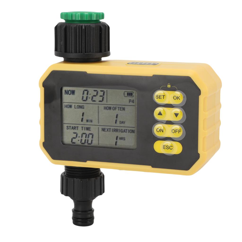 Солнечный одноходовой клапан спринклерный таймер автоматический полив таймер с датчиком дождя для