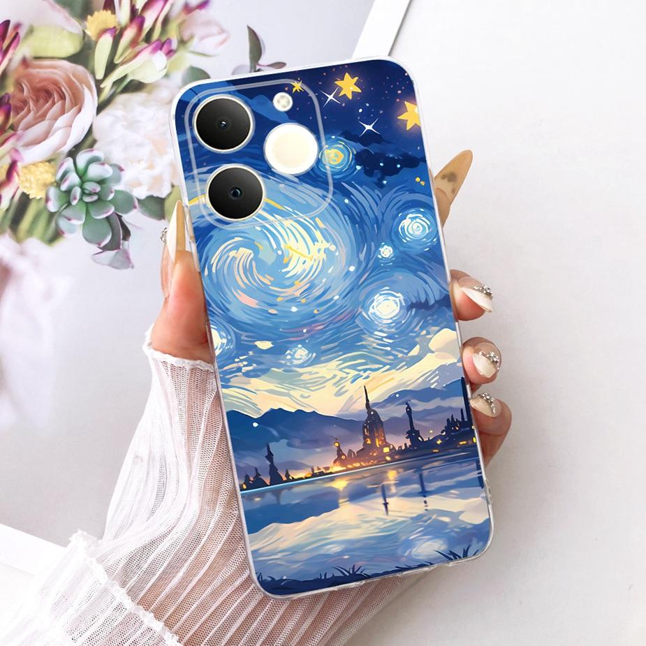 Чехол для Realme Note 70 Note70 T RMX5313 Милый Кот Расписной Чехол Мягкий Тонкий Чехол для Телефона Для Realme Note 70T Narzo 80 LIte 4G Fundas