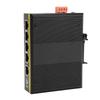 5-портовый промышленный коммутатор Ethernet, широкий диапазон рабочих температур, 10 Мбит/с, 100 Мбит/с, монтаж на DIN-рейку, коммутатор POE с 1 восходящим портом