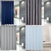 Цвет Однотонный Водонепроницаемый Полиэстер Набор Крючков для Шторы для Душа Для Декора Ванной Комнаты