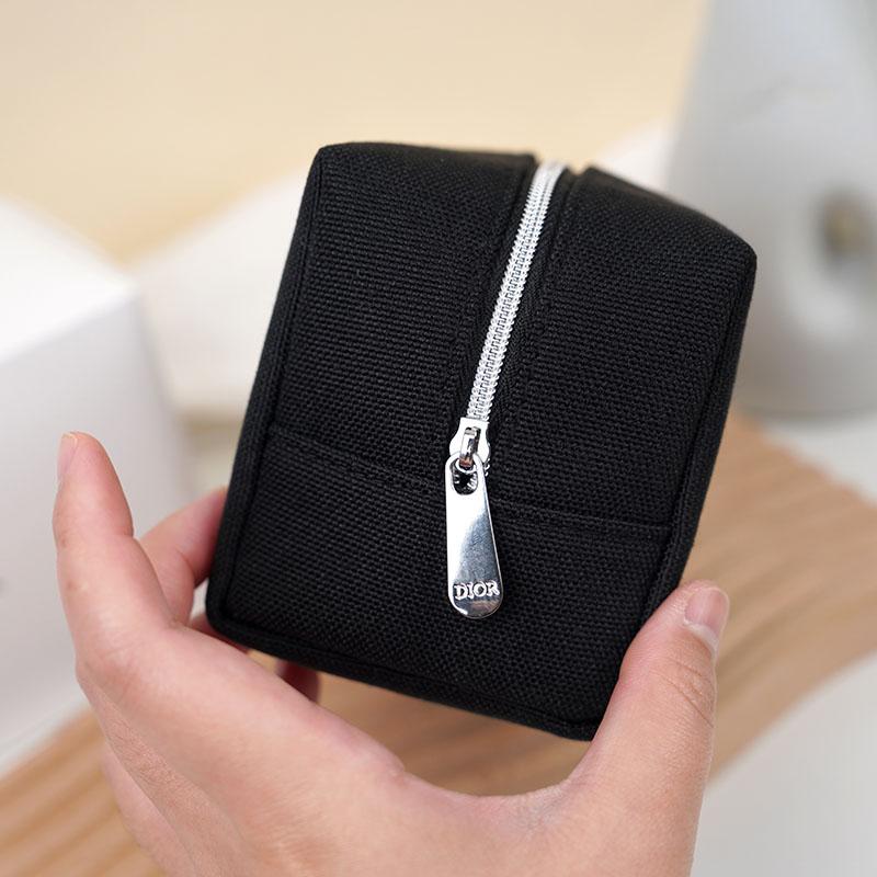 Dior Черная Джинсовая Сумка для Хранения Инструментов для Макияжа Портативная