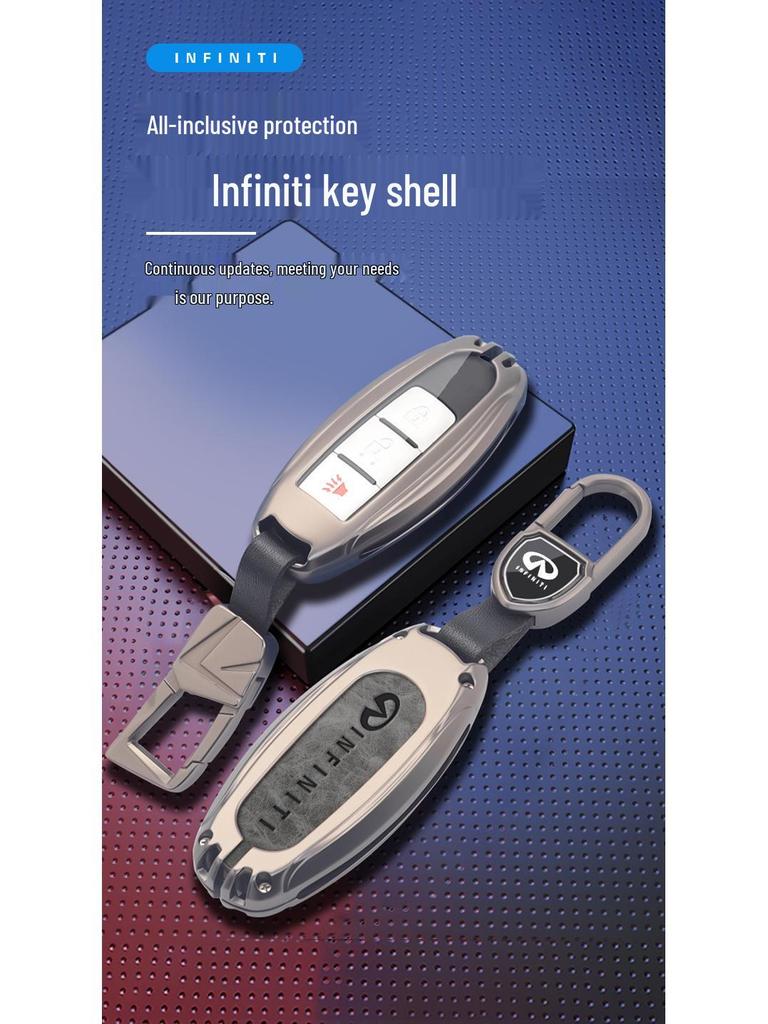 Infiniti QX50, Q60, Q50L, Q70L, G25, QX30, ESQ, FX35 Car Key Case for Men and Women