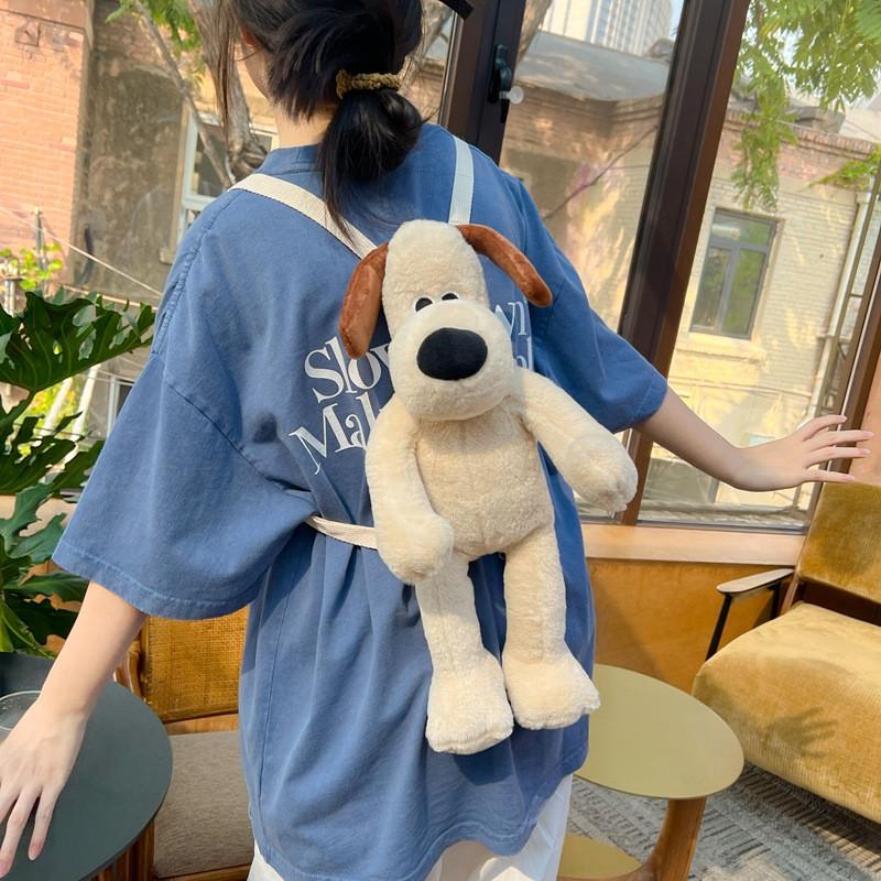 Ремешок Щенок Штаны Кукла Сумка Животное Мультяшная Плюшевая Сумка Регулируемый Плечевой Ремень