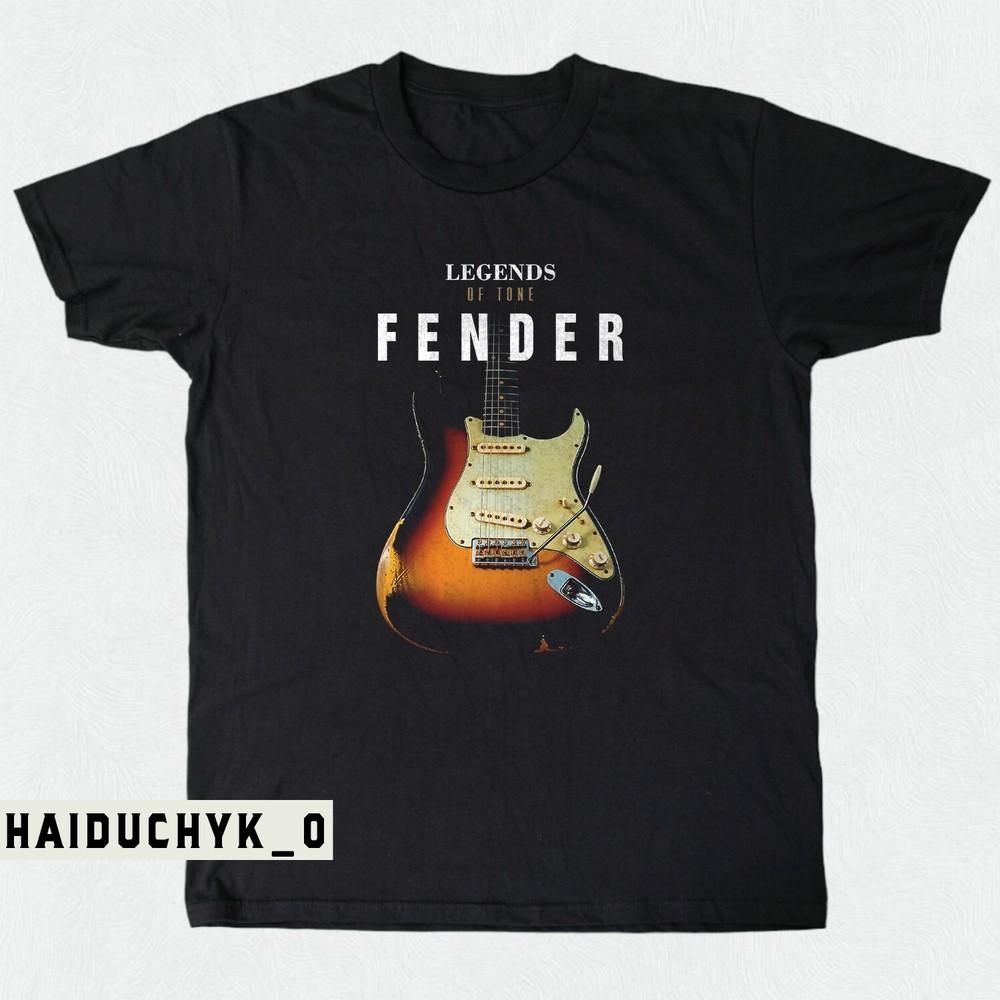 Футболка Fender Legends Of Tone Унисекс Черная S-5XL Унисекс Футболка