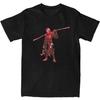 Black Myth Game T-Shirt Red Monkey King Novelty T-Shirts Short Sleeve Vintage Tops Summer Cotton Breathable Plus Size 5XL Tees