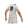 Puma Футболка с коротким рукавом и круглым вырезом, с принтом логотипа, мужская, серая 622189-04
