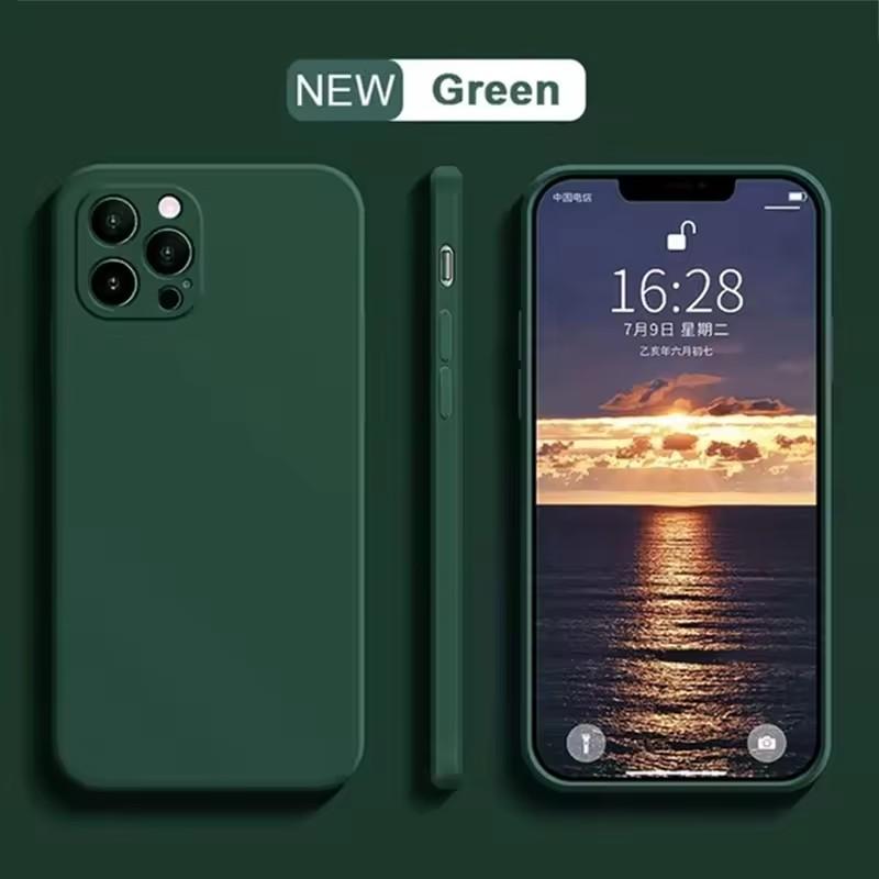 Роскошный оригинальный силиконовый чехол для телефона iPhone 16 15 14 13 12 Pro Max 16Plus, противоударный, мягкий