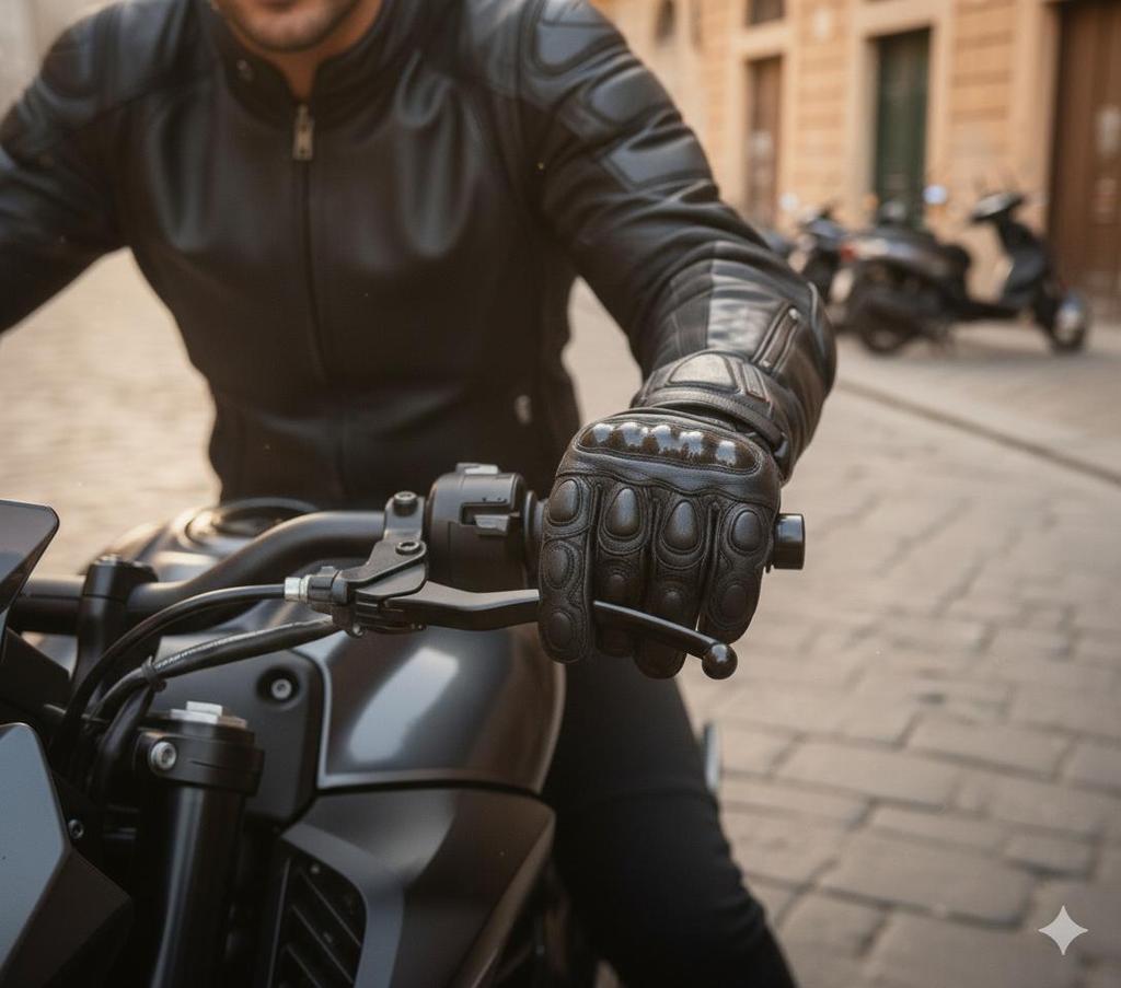 Thermal Waterproof Motorbike Motorcycle Gloves Carbon Knuckle Protection