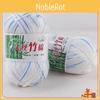 Organic Bamboo Charcoal Milk Cotton Yarn For Baby Crochet And Diy Knitting