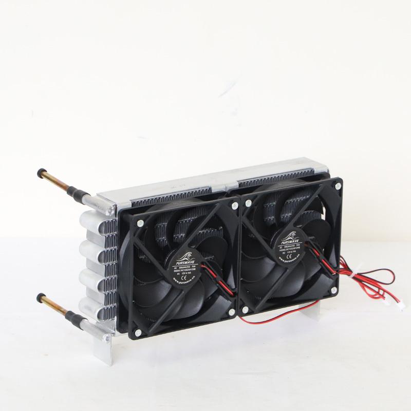 PURSWAVE WT1232S2 Мини-микроканальный конденсаторный теплообменник-испаритель с вентилятором 12В/24В/220В 120*120мм, номинальная мощность 1200Вт