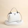 New Shiny Leather Stone Pattern Three-Dimensional Internet Celebrity Handbag Fashion Single Shoulder Crossbody Bag V-Shaped Factory Direct