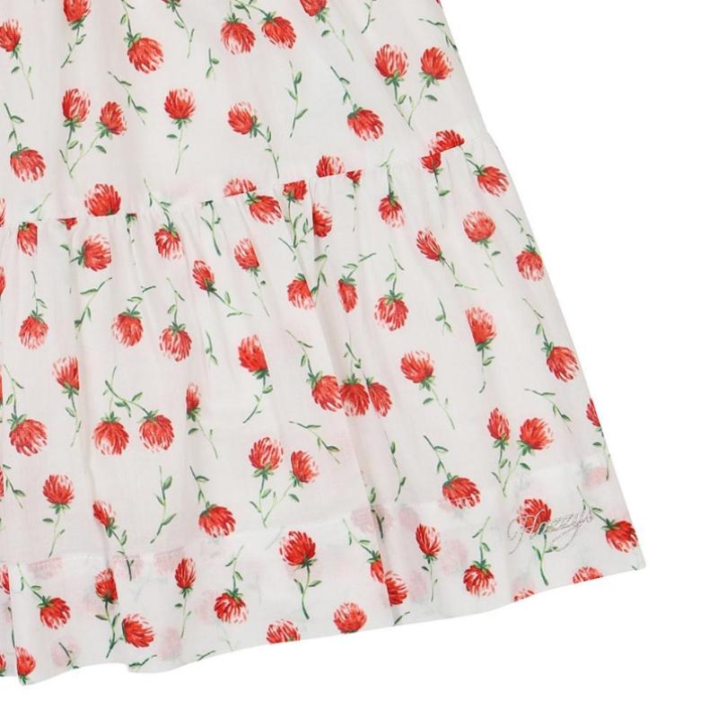 Платье без рукавов Hazzys Kids Flower, белое, Hum11nj72m Wt