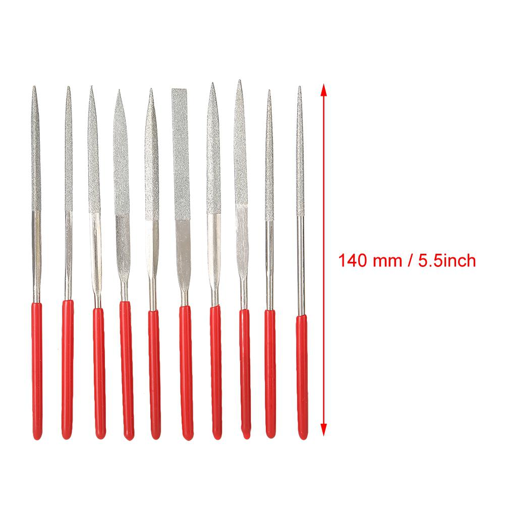10pcs Steel Filing Tool Woodworking DIY Handcraft Wood Rasp Files Needle Mini File Set