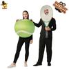 Хэллоуинские костюмы для пары (мужской и женский) для теннисной вечеринки, забавные костюмы для ролевых игр, раздача