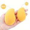 1Pcs Makeup Sponges Mango Shape Soft Beauty Powder Eggs Foundation Concealer Dry Wet Use Tools Cosmetic Cream Applicator