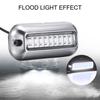 1 Pair 27led Waterproof Led Lights For Yachting Marine Rvs Stainless Steel Underwater Lamp
