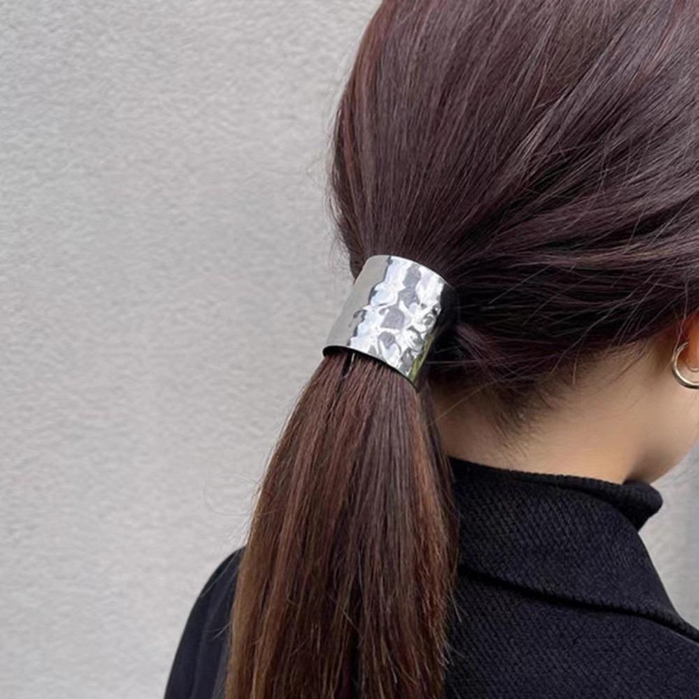 Аксессуары для волос, металлическая заколка для волос из лавы, корейские завязки для волос, держатель для хвоста, женская девушка