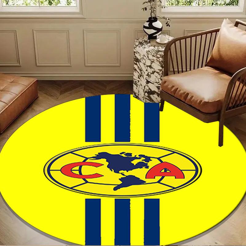 Club America Emblem Round mat, Anti-slip Circle Carpet Chair rug For livingroom,Bedroom, doormat home decor Gift Christmas Gifts