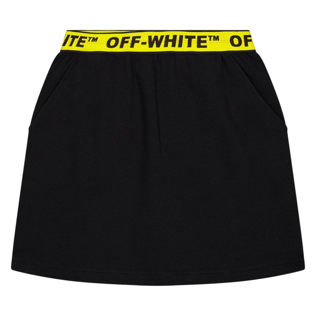 Off White Girls Logo Mini Skirt