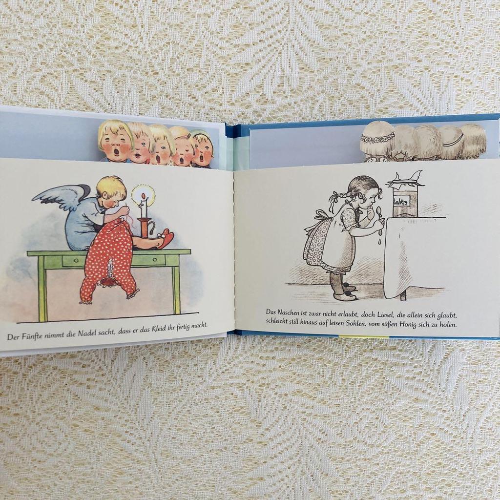 [Б/У] Иностранные книги, старые книги, немецкие книжки-картинки, Прекрасные ангелы Эрцевенцвитора