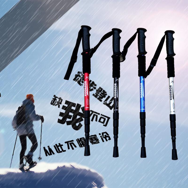 Codeno 6061 Aluminum 4-Section Trekking Pole