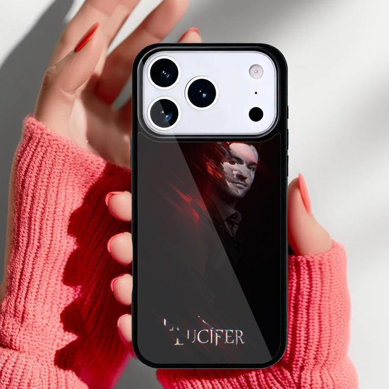 Американский ТВ Люцифер Чехол для телефона для iPhone 17 16 15 14 13 Pro Max Задняя крышка для 12 11 Pro Coque
