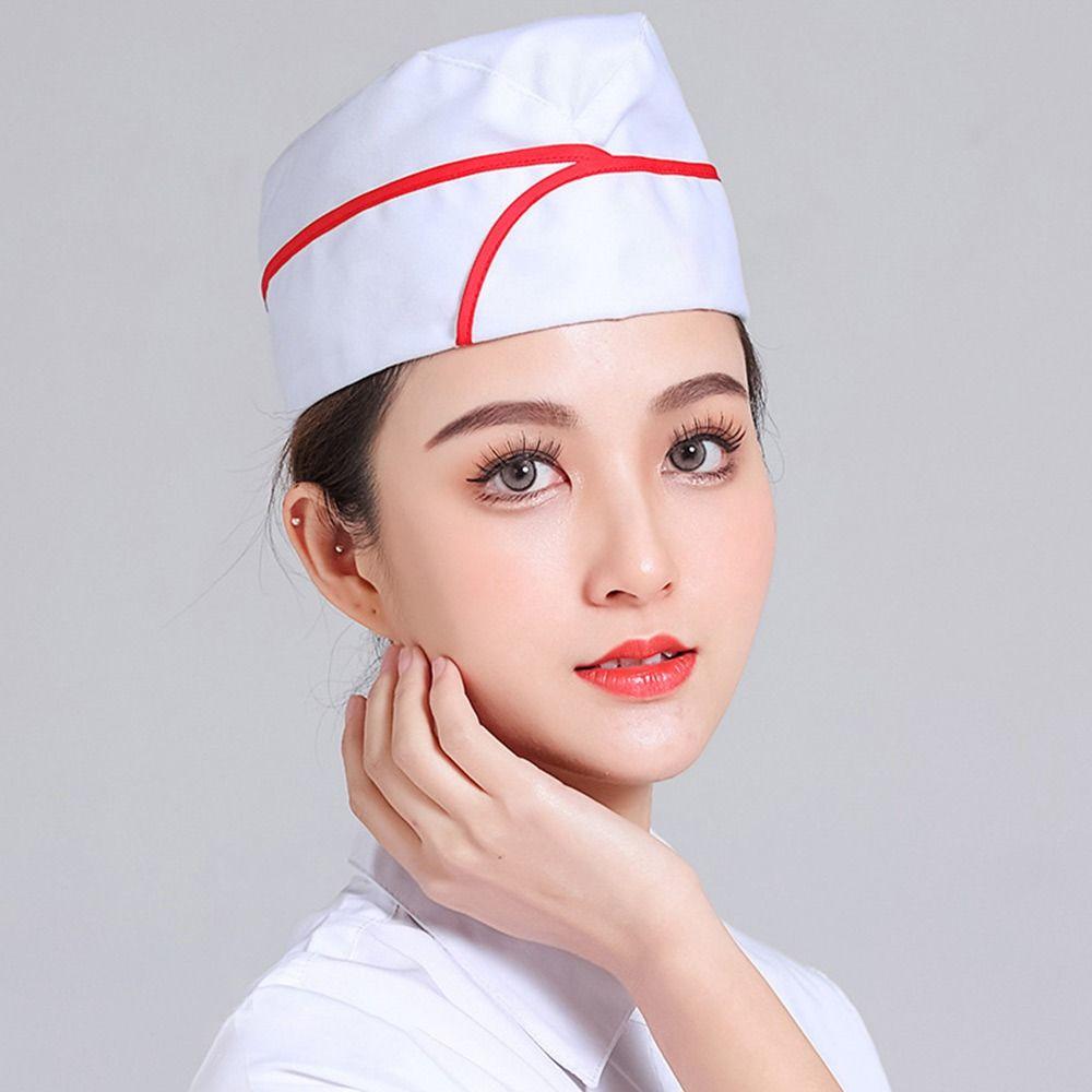Дышащая шляпа-лодка Универсальные тканевые шапки Поварские шапки для походов Столовая