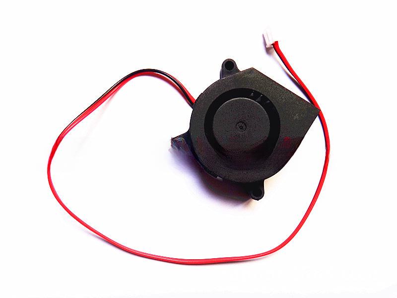Вентилятор Turbo DC Small 5015 для 3D-принтеров, промышленное охлаждение, DC12V.
