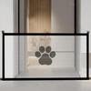 Retractable Mesh Dog Gate for Stairs Portable Pet Safety Net Easy Install Indoor Fence for Kids And Pets