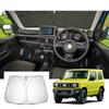 GAFAT Автомобильный солнцезащитный козырек для Suzuki Jimny Jimny Sierra JB74W УФ-солнцезащитный козырек на лобовое стекло с местом для хранения УФ-защита Безопасность салона автомобиля JB64W, (Модели 2018 года выпуска и по настоящее время)