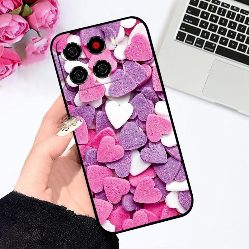 Чехол для телефона ZTE Blade A56 Милый мультяшный узор Мягкий силиконовый задний чехол из ТПУ для ZTE BladeA56 A 56 4G Z2473 ZTEA56 Fundas Capa