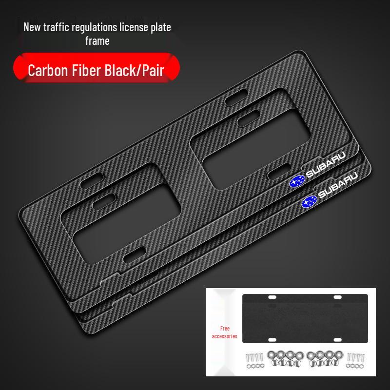 Совместимые рамки для номерных знаков для Subaru: STI, Forester, XV, Outback, BRZ, Legacy, WRX.