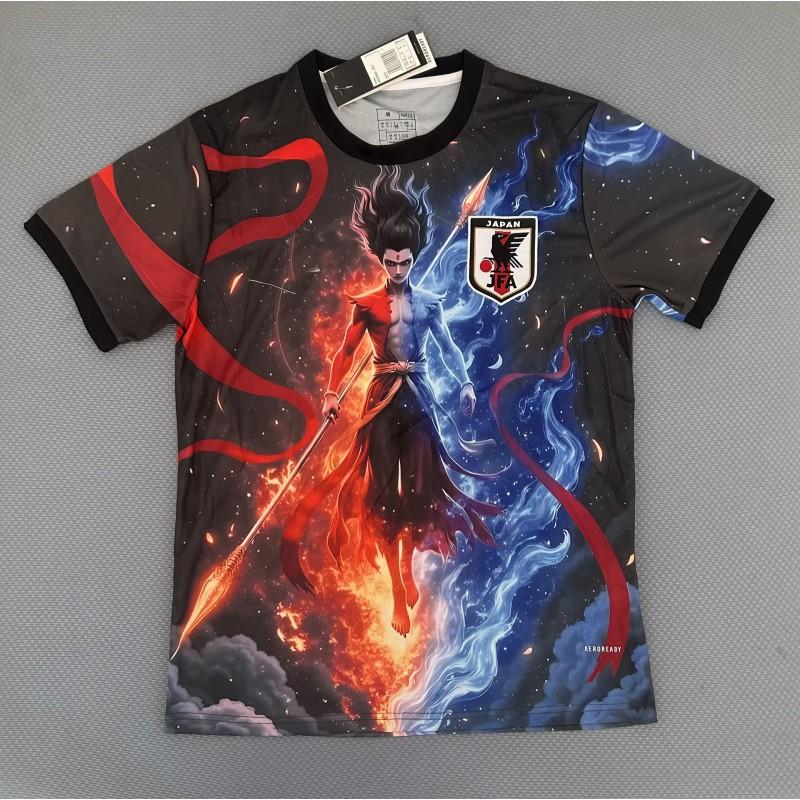 Japan Football Team Jersey Adult Kids Short Sleeve Quick Dry Breathable Sports Shirt Training Running