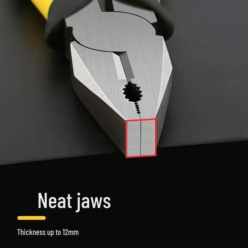 Промышленные плоскогубцы Tiger: Многофункциональные кусачки и плоскогубцы с острым носом для электриков