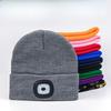 Luminous LED, Hiking Cap, USB Charging Version, with Light, Knitted Cap, LED Light Cap, Lighting