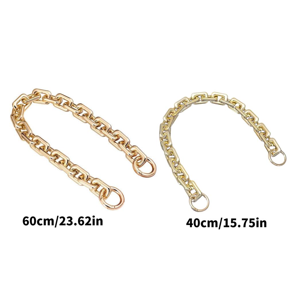 40/60cm Bag Strap Handbag Handle Bag Chain Replacement Belt Acrylic Purse Chain Strap Bag Accessories for DIY Bag