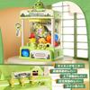 Crane Game Toy Skirfy Educational Toy Dinosaur Design with Atmospheric Music Coin Type Strong Grip USB Rechargeable Battery Operated Tabletop Game Toy