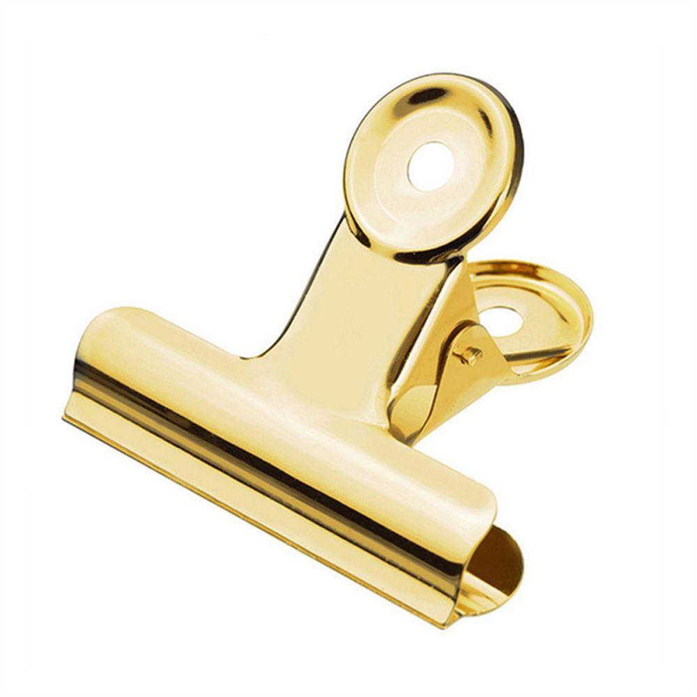Photo Holder Bookmark Clips Stationery Round Metal Clamp Ticket Clamp Binder Clip Paper Clips