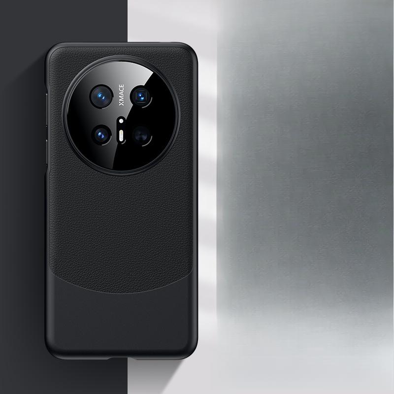 A High-end M70rs All-inclusive Anti-drop Plain Leather Case Suitable for Huawei Mate70pro Phone Case Assembly